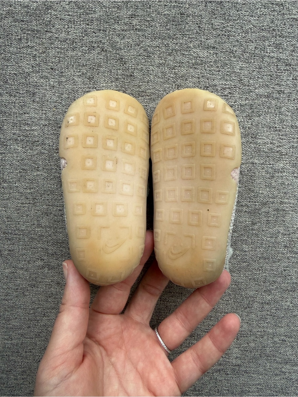 Nike Kids Slip-On Sneakers in Light Pink and Tan - Picture 5 of 6